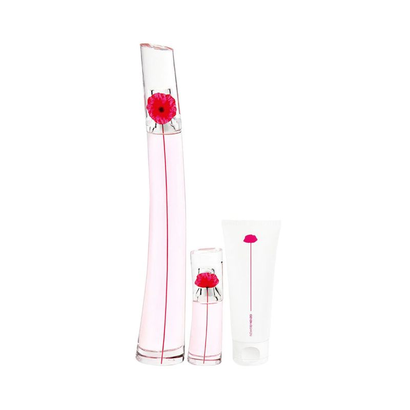 COFRE-FLOWER-BY-KENZO-EDP-POPPY-BOUQUET-100-ML---BODY-MILK-75-ML---TRAVEL-SPRAY-15-ML---2