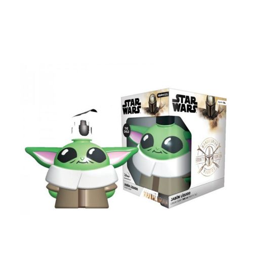 JABÓN LÍQUIDO YODA STAR WARS BABY 3D 500 ML