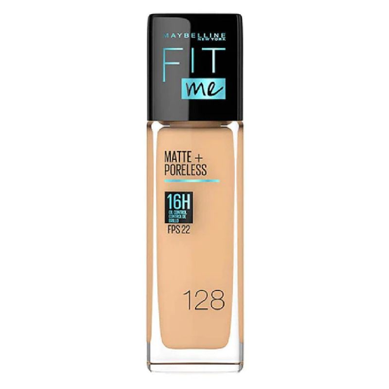 Base de maquillaje Maybelline Fit Me! matte + poreless 128 warm nude 30 ml