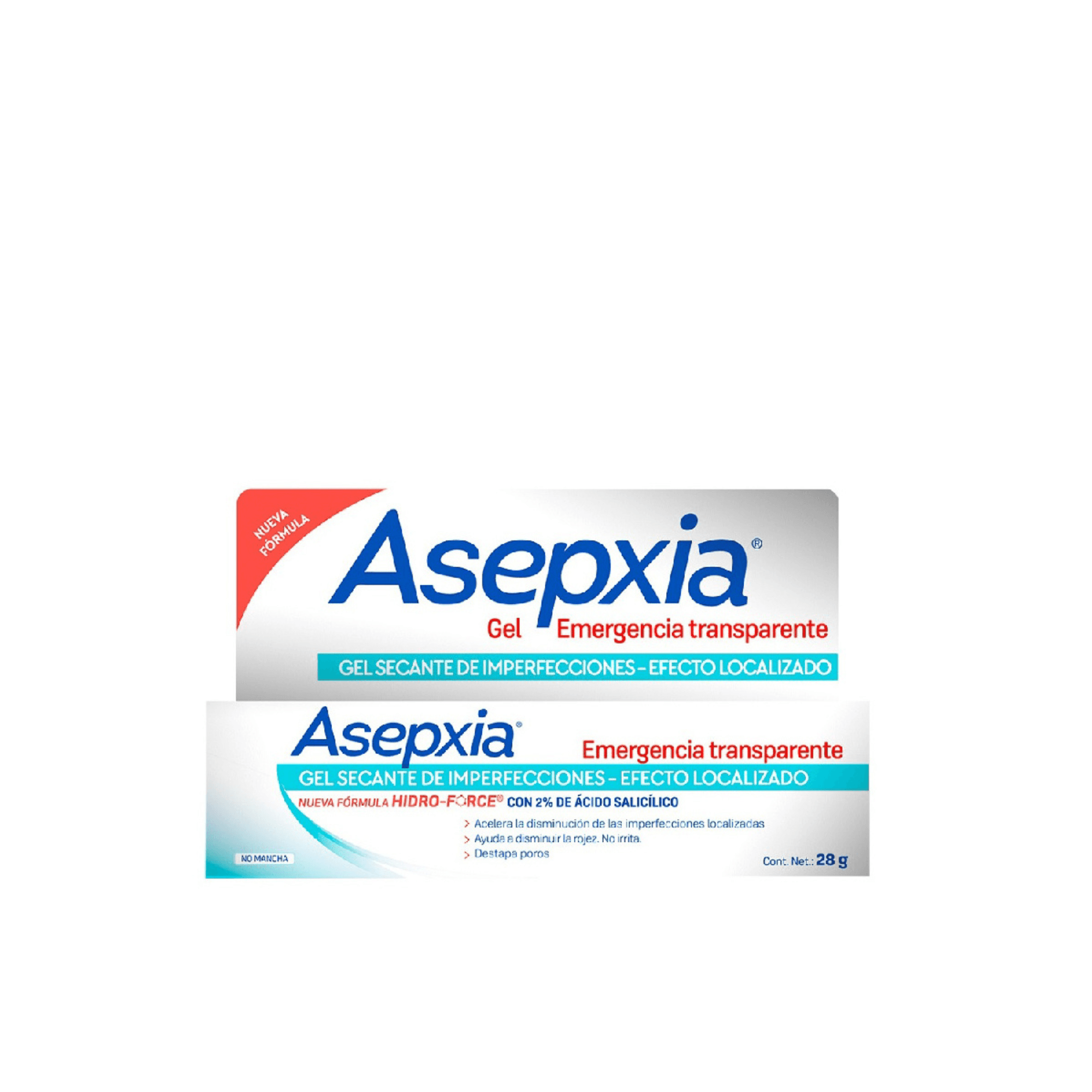 ASEPXIA GEL EMERGENCIA TRANSPARENTE 28 - Farmacia del Pueblo