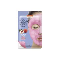 PUREDERM DEEP PURIFYING PINK PEACH 02 BUBBLE MASK