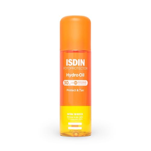 PROTECTOR SOLAR FPS 30 HIDRATANTE Y BRONCEANTE ISDIN HYDRO OIL