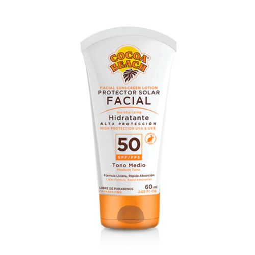 PROTECTOR SOLAR HIDRATANTE FPS 50 TONO MEDIO COCOA BEACH