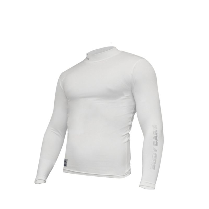 REMERA TERMICA DE HOMBRE BLANCA MANGA LARGA BODY CARE Farmacia del Pueblo