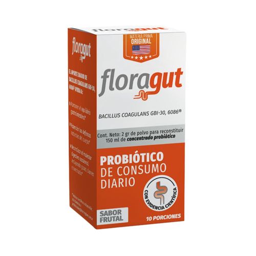 PROBIÓTICO DE CONSUMO DIARIO SABOR FRUTAL FLORAGUT